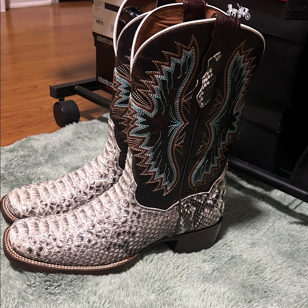 Women's Dan Post Python Rynna Western Boot - Picture 6 of 12
